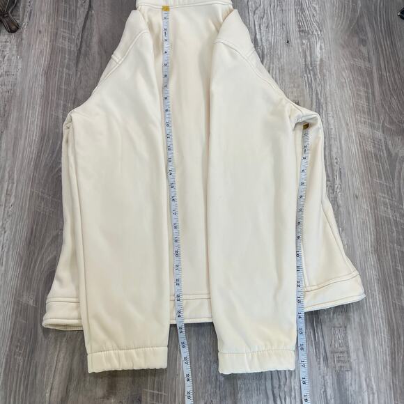 Aspen Fleece Zip Up Jacket Beige Softshell Ivory Beige Womens Large - Picture 5 of 14